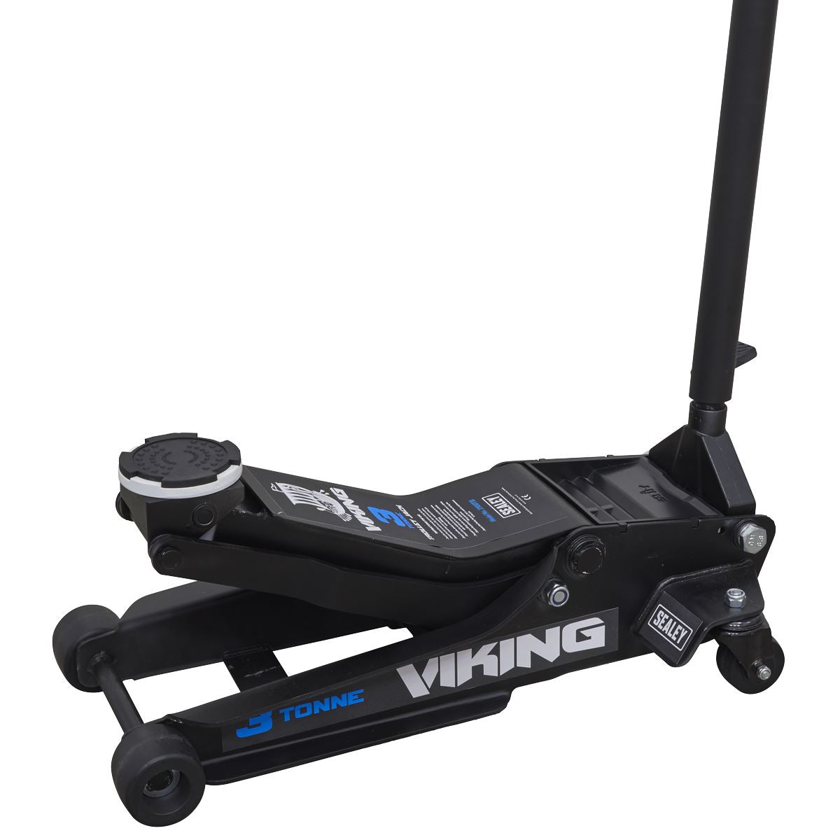 Sealey Viking 3 Tonne Low Profile Professional Trolley Jack with Rocket Lift 3100TB