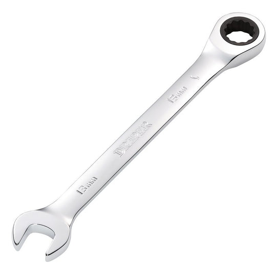 Draper 13mm Metric Ratcheting Combination Spanner 72 Teeth chrome plated 31010