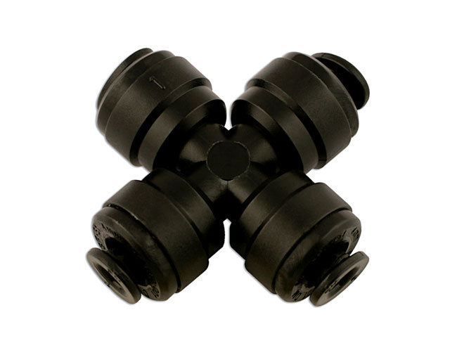 Connect Push-Fit Cross Connector 8mm 5pc 31052
