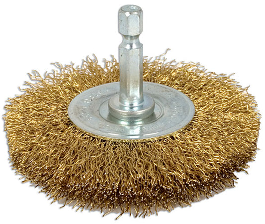 Laser Tools Flat Brush with Quick Chuck 75mm 3146