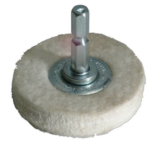 Laser Tools Buffing Wheel with Quick Chuck End 50mm 3151