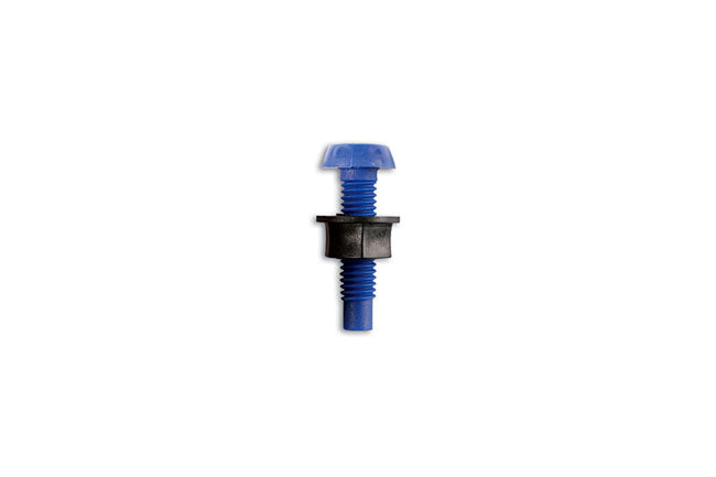 Connect Nylon 1" Bolt & Nut Number Plate Fixings, Blue 100pc 31533