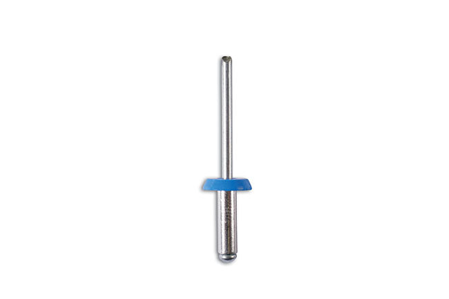 Connect Aluminium Rivet 4.8 x 16mm Blue Collar 100pc 31553