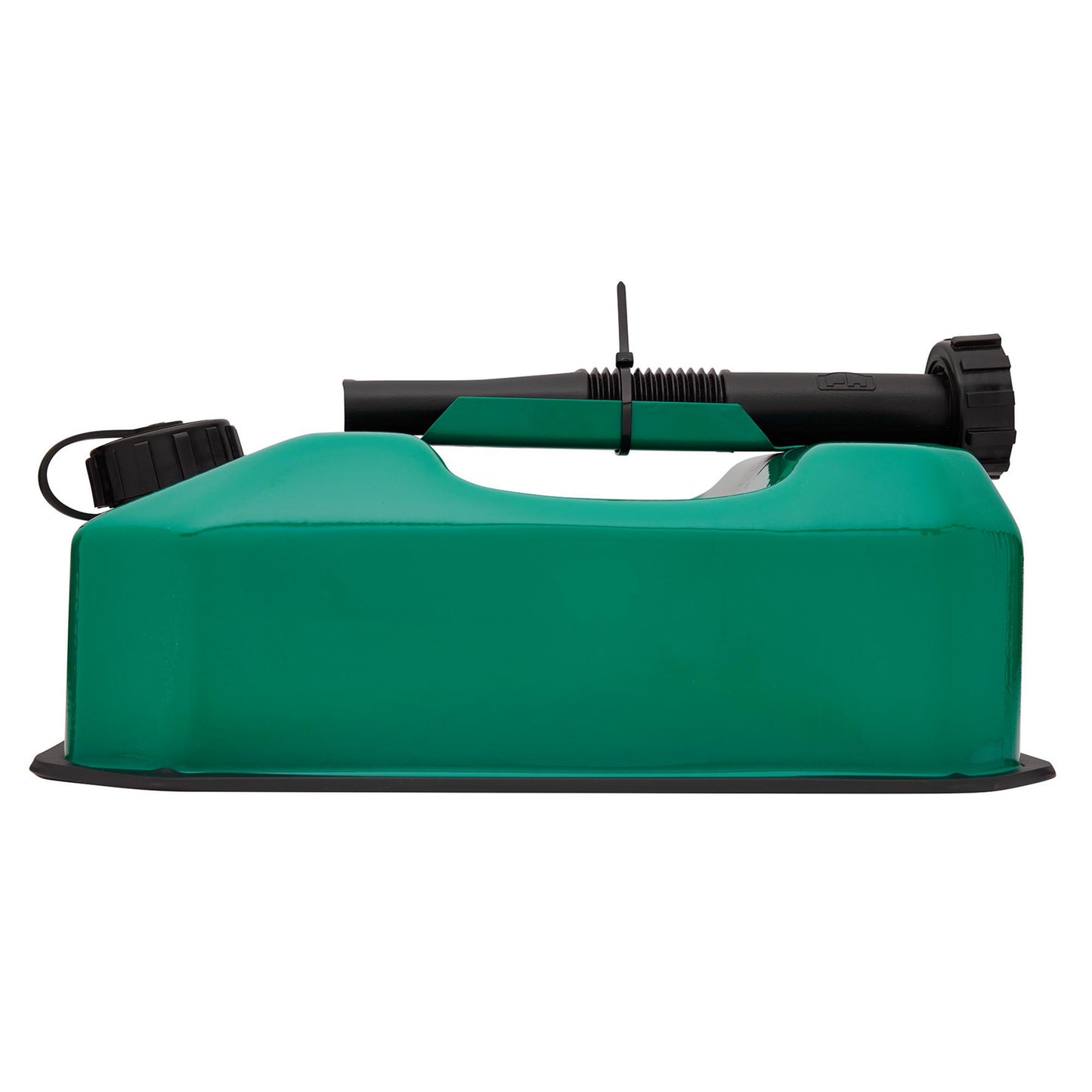 Flat Steel Fuel Can, 5L, Green