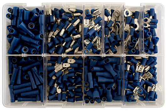 Connect Assorted Blue Terminals Box 280pc 31851