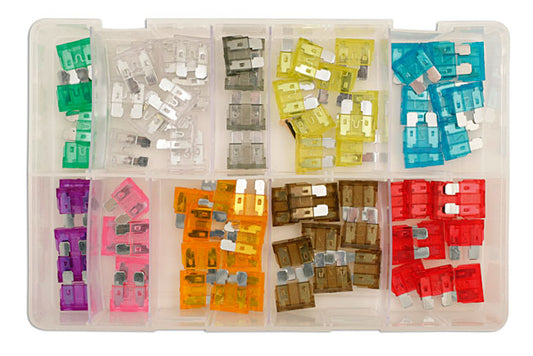 Connect Assorted Standard Blade Fuses 80pc 31856