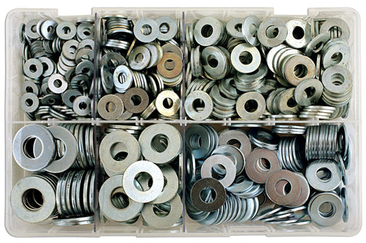 Connect Assorted Imperial Table 4 Flat Washers 800pc 31865