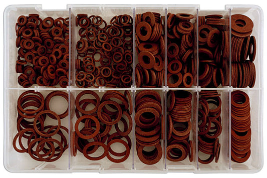 Connect Assorted Imperial Fibre Washers 610pc 31872