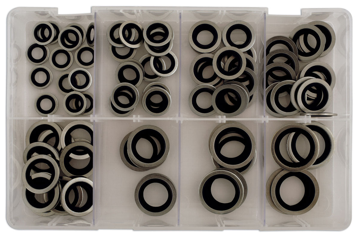 Connect Assorted Metric Bonded Seal Washers (Dowty) 90pc 31873
