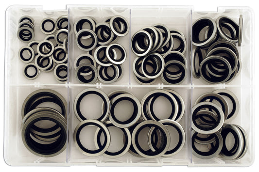 Connect Assorted Imperial Bonded Seal Washers (Dowty) 100pc 31874