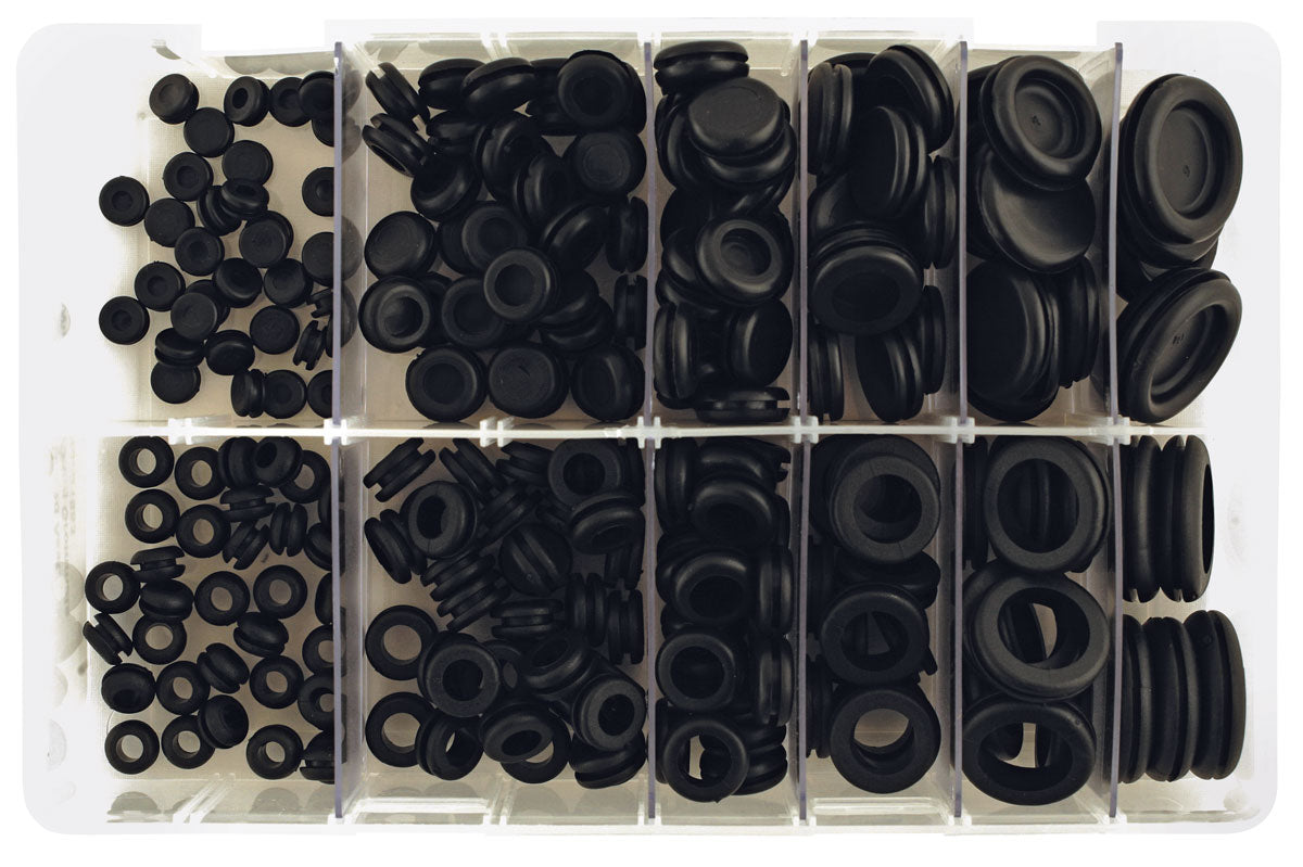 Connect Assorted Wiring & Blanking Grommets Box 240pc 31883