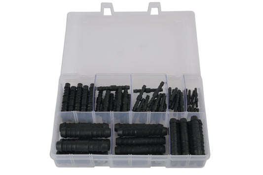 Connect Assorted Straight Plastic Pipe Joiners 70pc 31895