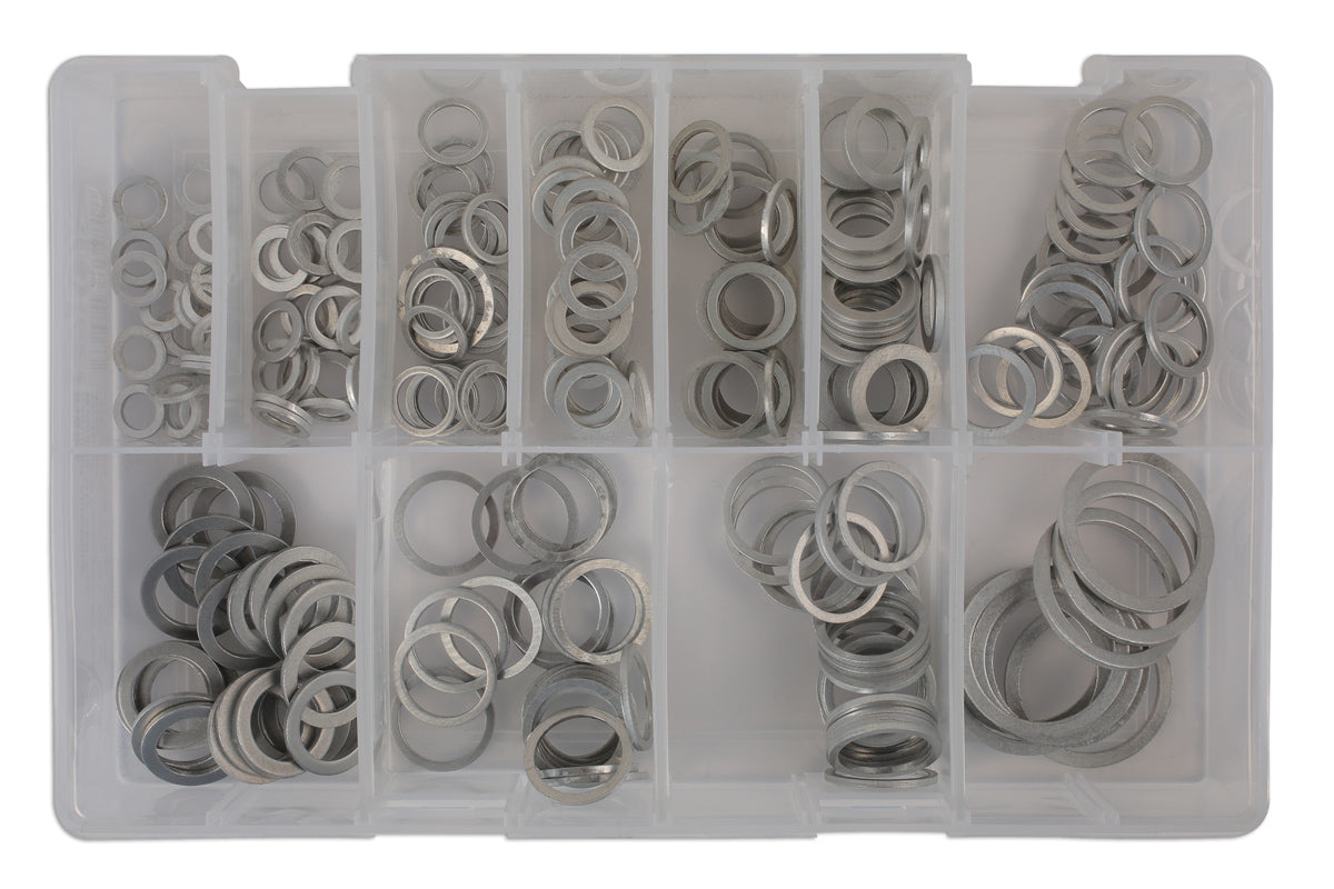 Connect Assorted Aluminium Washers Box 260pc 31896