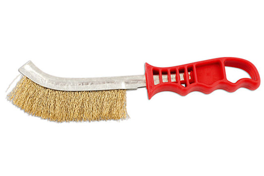 Connect Abracs Brass Wire Scratch Brushes 4pc 32124