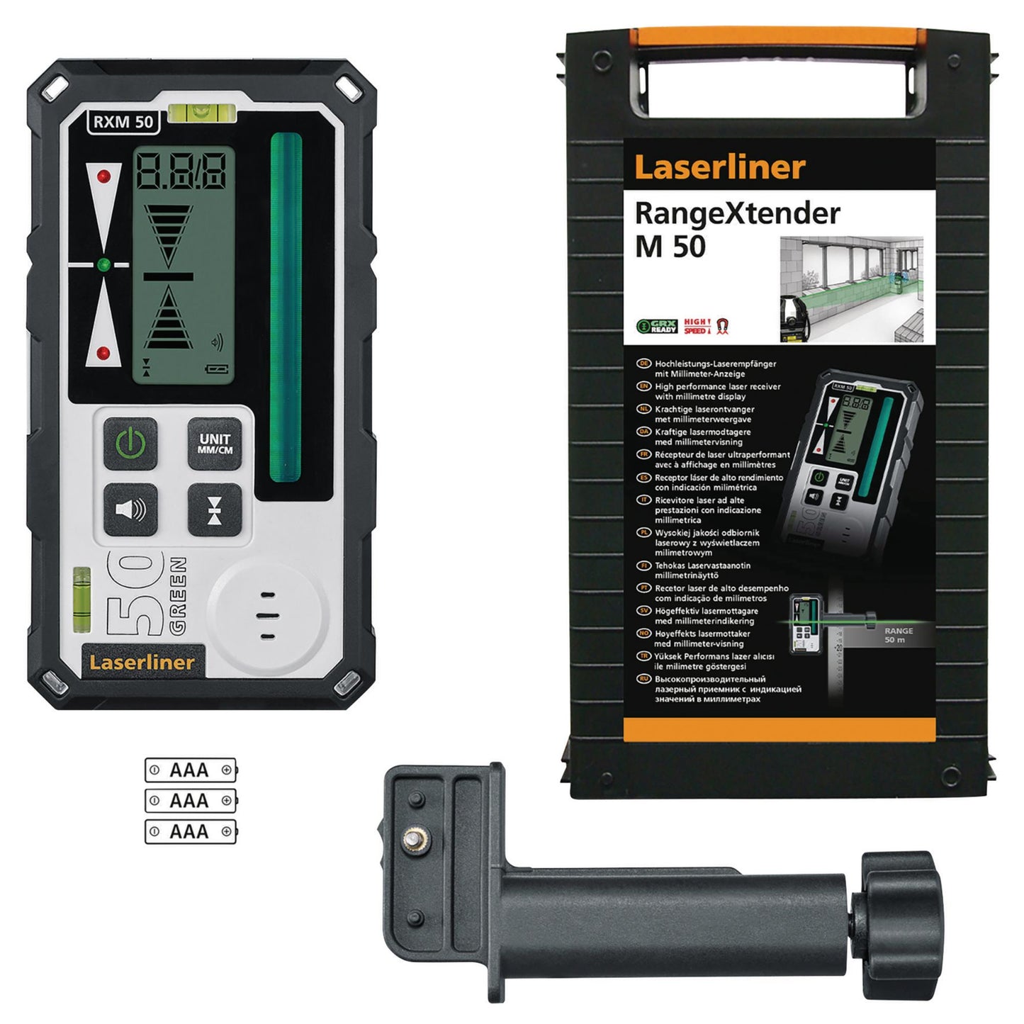 Laserliner 033.70A RangeXtender M 50 Laser Receiver