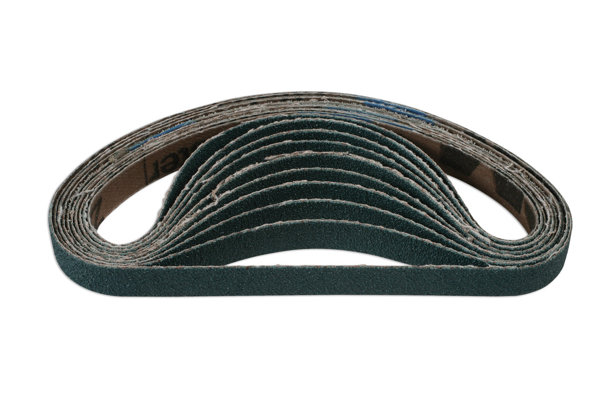 Connect Abracs File Belts 20mm x 520mm 80g Zirconium 10pc 32262