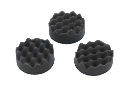 Connect Finishing Corrugated Velcro Black Pad 3pc 32278
