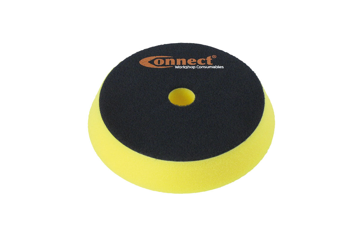 Connect Polishing Bevel Edge Velcro Yellow Pad 1pc 32280