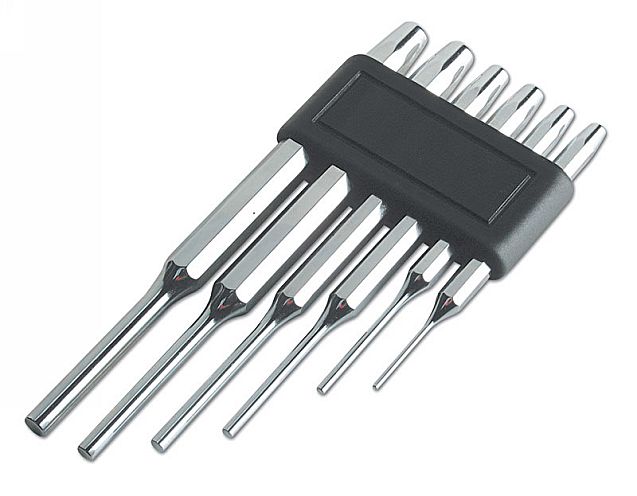 Laser Tools Parallel Pin Punch Set 6pc 3232