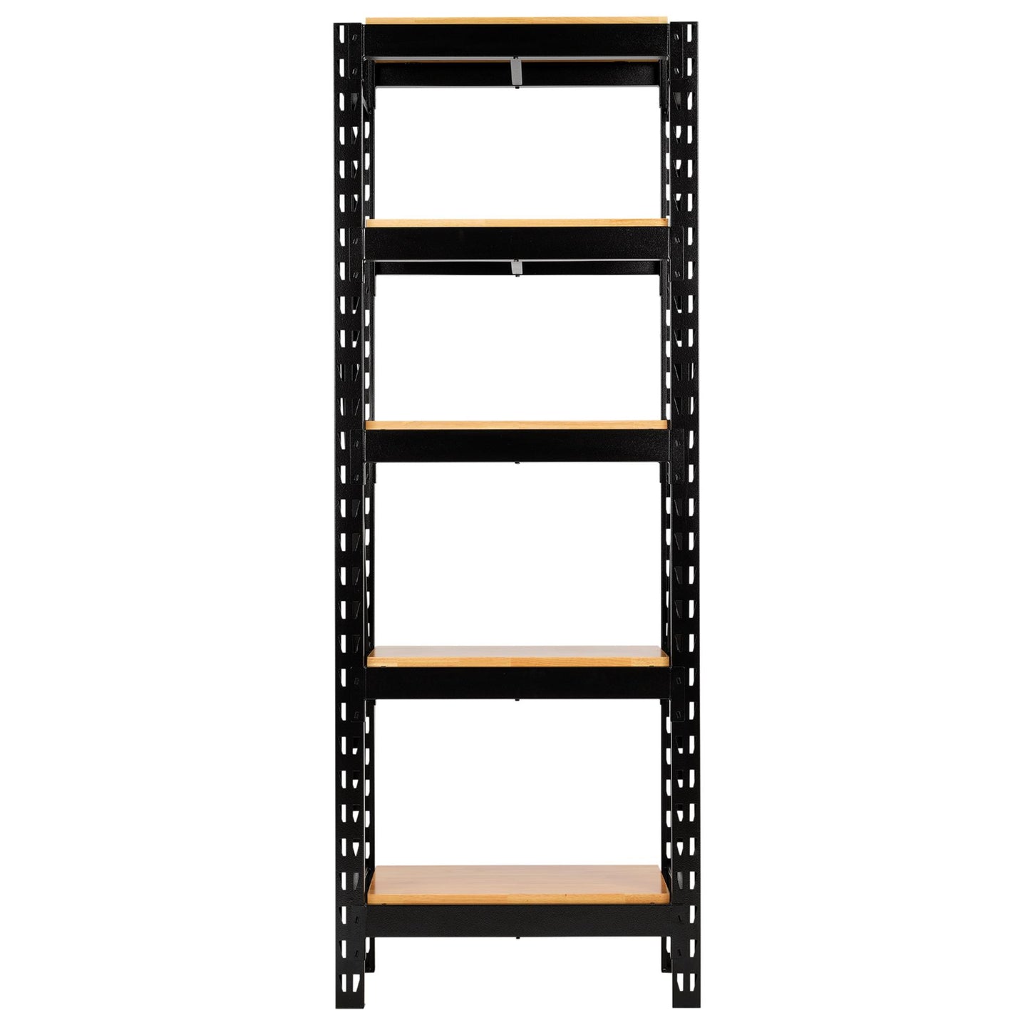BUNKER 22 Piece Modular 5 Tier Racking with Hardwood Shelving, 750mm