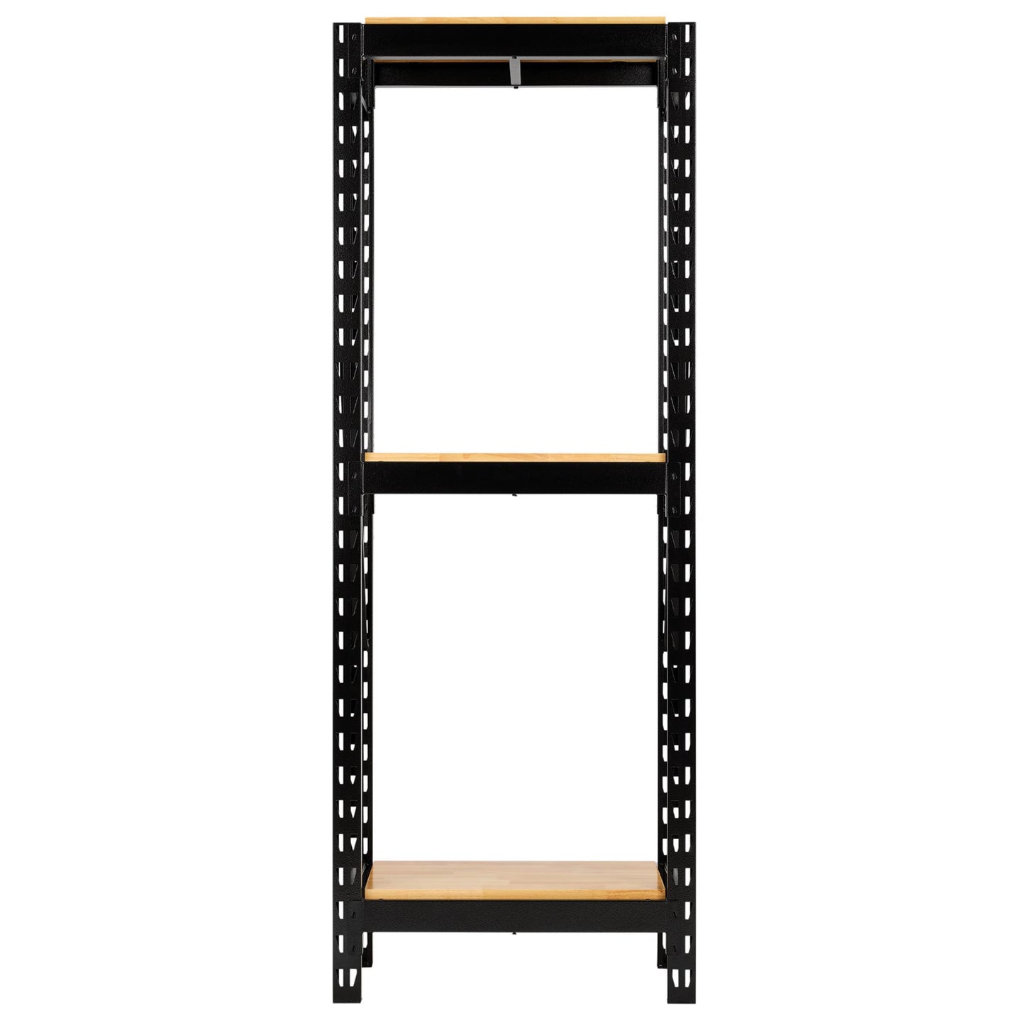 BUNKER 14 Piece Modular 3 Tier Racking with Hardwood Shelving, 750mm