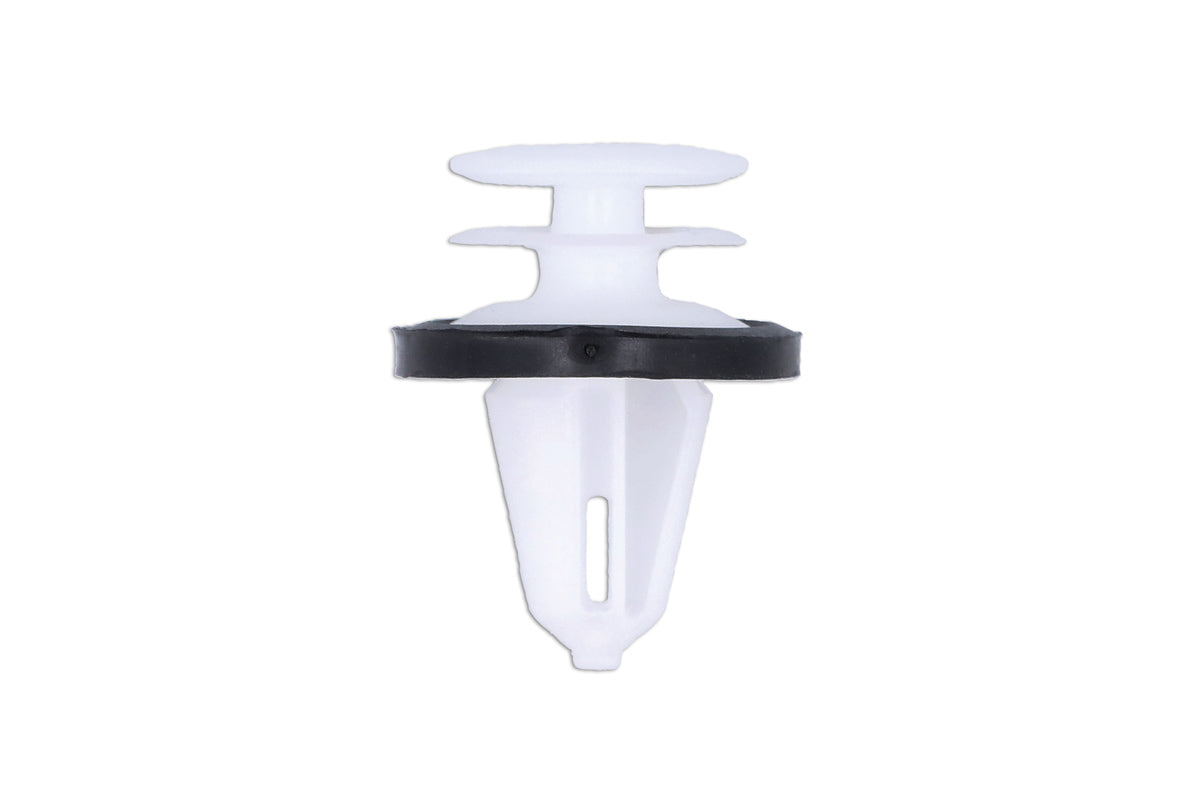 Connect Tesla Trim Clip 10pc White nylon 22mm diameter head x 28mm long 32476