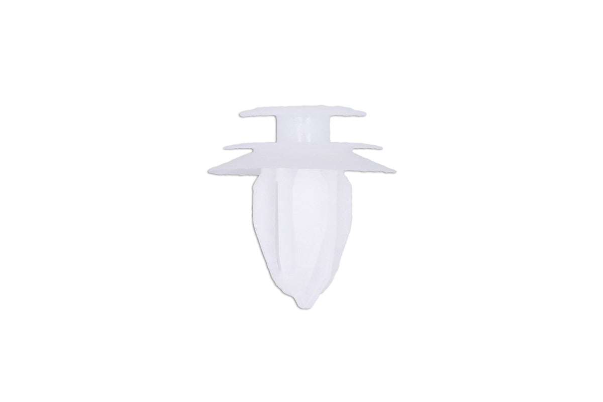 Connect Tesla Trim Clip 10pc White nylon 18mm diameter head x 20mm long 32477