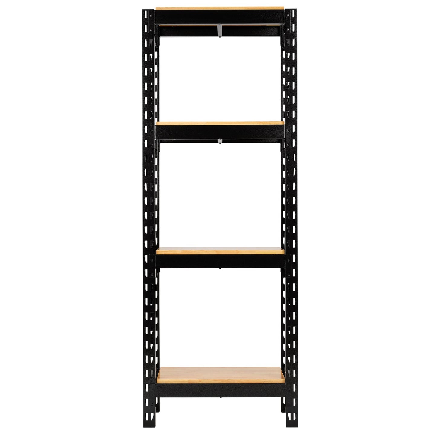 BUNKER 21 Piece Modular 4 Tier Racking with Hardwood Shelving, 750mm