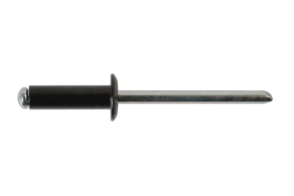 Connect Std Flange Black Rivets 4.0mm x 10mm 100pc 32887