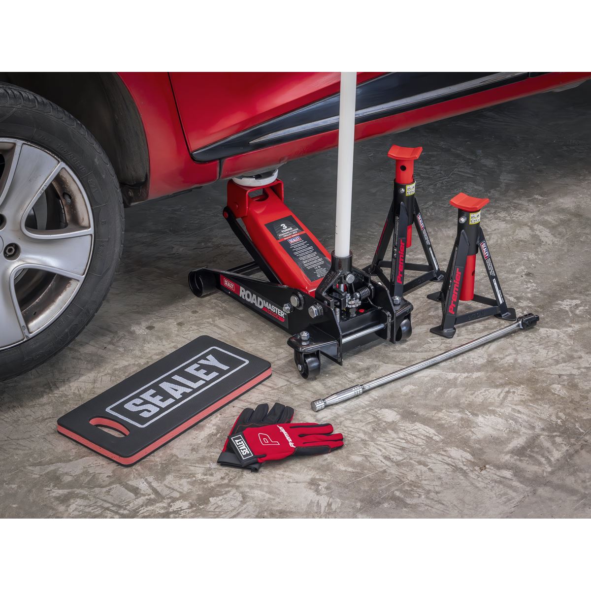 Sealey Trolley Jack 3tonne Combo 3290CXCOMBO