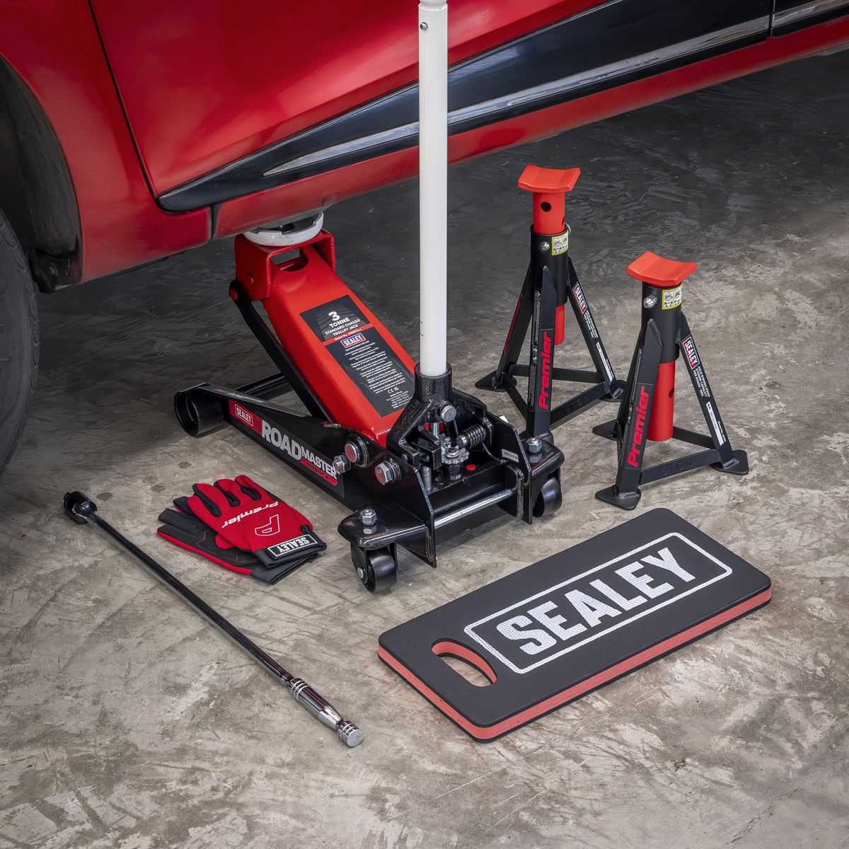 Sealey Trolley Jack 3tonne Combo 3290CXCOMBO
