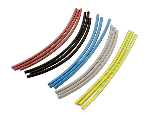 Connect Assorted Coloured Heat Shrink Tubing 12.8mm 15pc 33061