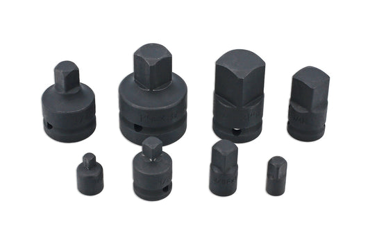 Laser Tools Impact Square Drive Adaptor Set 8pc 3309