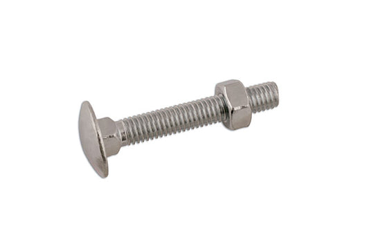 Connect Coach bolts & Nuts M6 x 40mm 100pc 33140