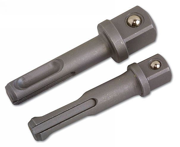 Laser Tools SDS Shank Socket Adaptors 3/8"D, 1/2"D 2pc 3330