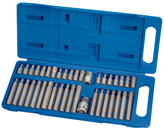 Draper Torx Hex Spline Mechanic's Bit Set 3/8 1/2"D 40 Piece 33323
