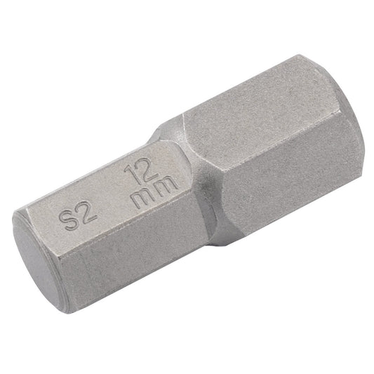 Draper 12mm x 30mm Hexagonal 10mm Insert Bit for Mechanics Bit Sets 33331
