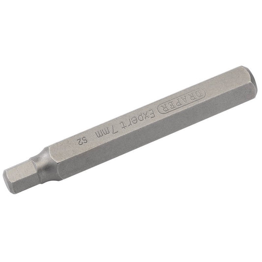 Draper 7mm x 75mm Hexagonal 10mm Insert Bit for Mechanic's Bit Sets 33335