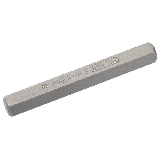 Draper 10mm x 75mm Hexagonal 10mm Insert Bit for Mechanic's Bit Sets 33337