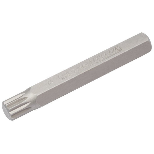 Draper M10 x 75mm Spline 10mm Insert Bit for Mechanic's Bit Sets 33348