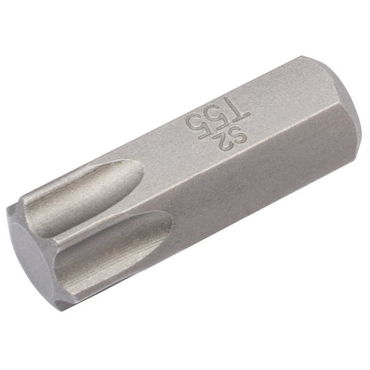 Draper T55 x 30mm Draper Torx Star 10mm Insert Bit for Mechanic's Bit Sets 33356