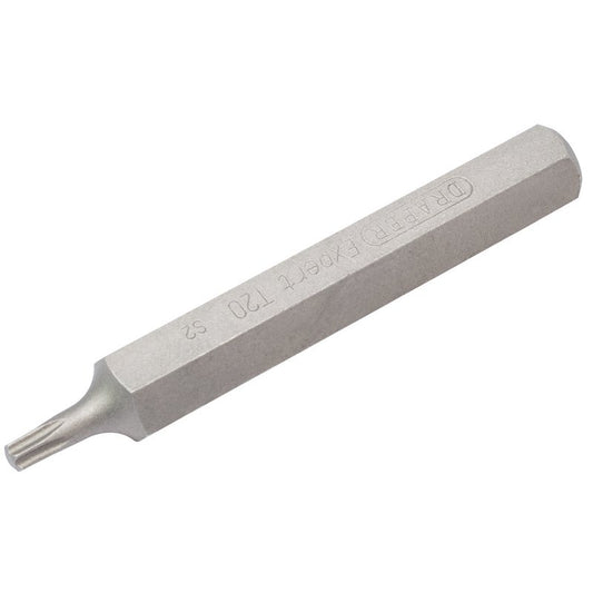 Draper T20 x 75mm Torx Star 10mm Insert Bit for Mechanic's Bit Sets 33357