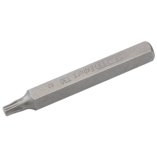 Draper T30 x 75mm Draper Torx Star 10mm Insert Bit for Mechanic's Bit Sets 33360