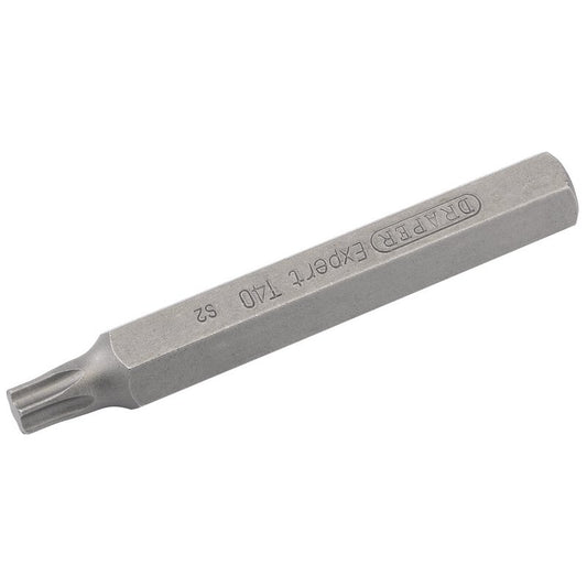Draper T40 x 75mm Torx Star 10mm Insert Bit for Mechanic's Bit Sets 33361