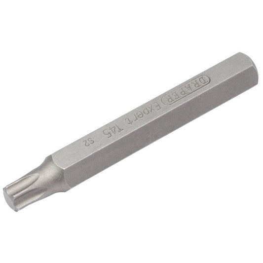 Draper T45 x 75mm Draper Torx Star 10mm Insert Bit for Mechanic's Bit Sets 33363