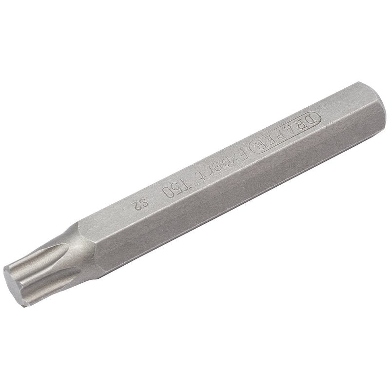 Draper T50 x 75mm Torx Star 10mm Insert Bit for Mechanic's Bit Sets 33365
