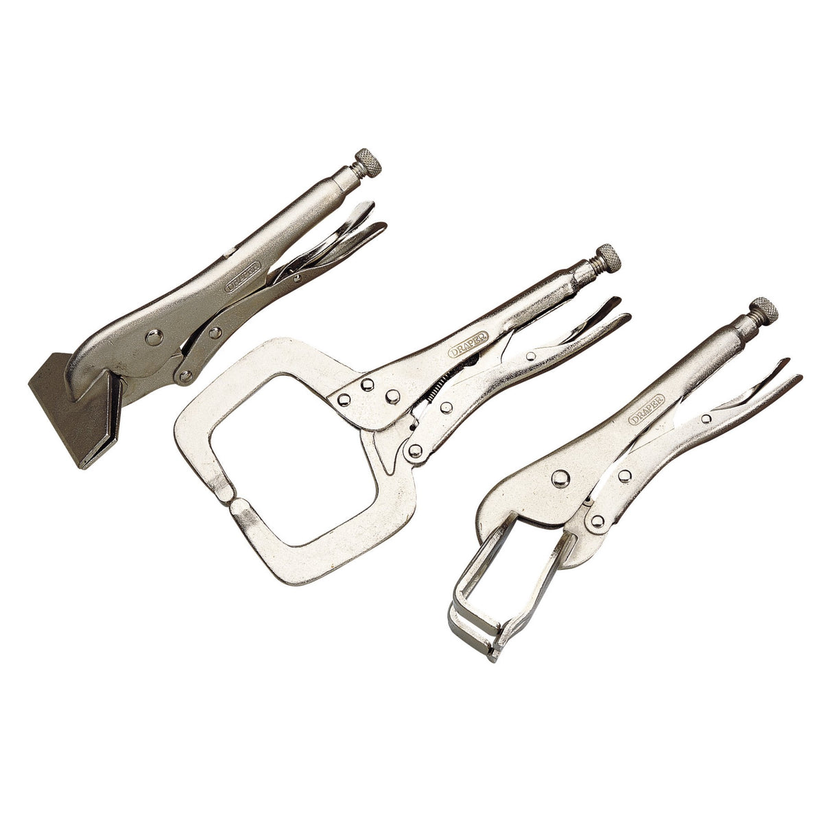 Draper Self Grip Welding Clamp Kit 3 Piece Quick Release 33836