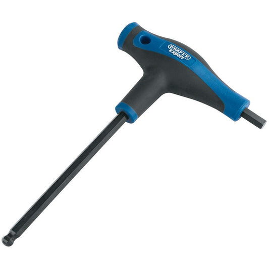 Draper 8.0mm Metric Soft Grip T Handle Hexagon and Ball End Key 33912