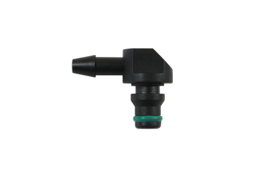 Connect Fuel Line Leak off Angled Quick Connector 4mm x 6mm 5pc 34027