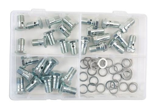 Connect Assorted Brake Hose Banjo Bolts M12 60pc 34158